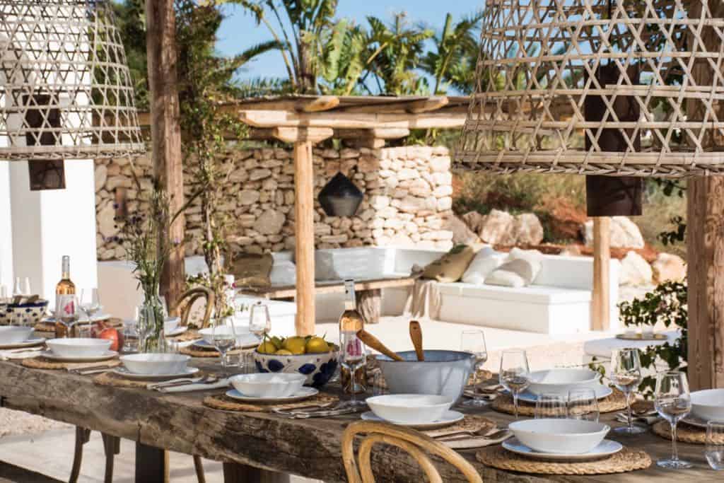 Top 5 mooiste buitenkeukens op Ibiza