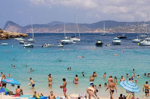 Trendy Stranden Op Ibiza