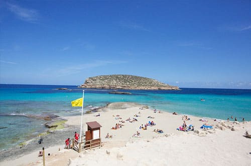 Trendy Stranden Op Ibiza