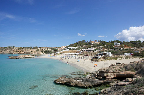 Trendy Stranden Op Ibiza