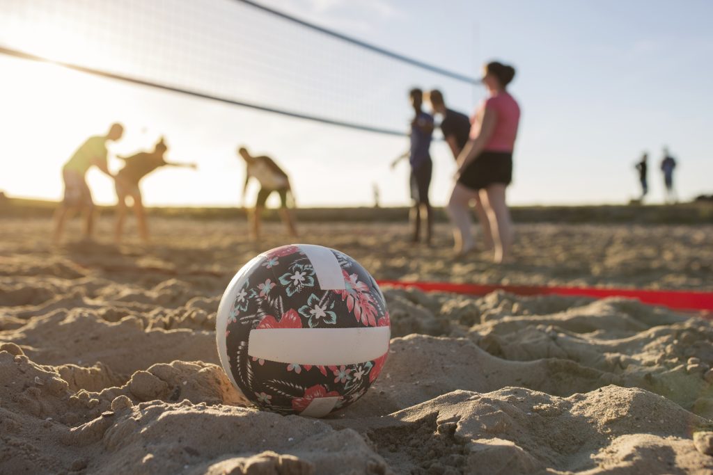 Volleyballen op Ibiza